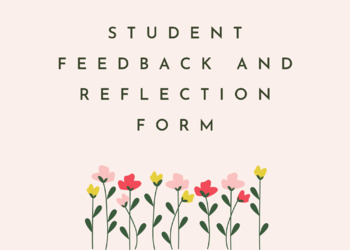 Preview of APES (After AP Test) Student Feedback and Reflection Google Form