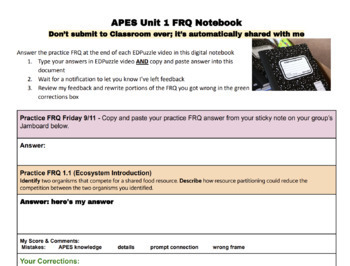 Preview of APES Mini-FRQ Practice FRQ Digital Notebook (Answer keys available on Shopify)