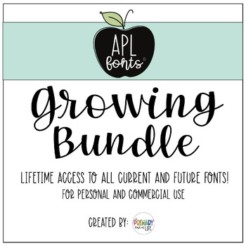 Preview of APL Fonts Growing Bundle