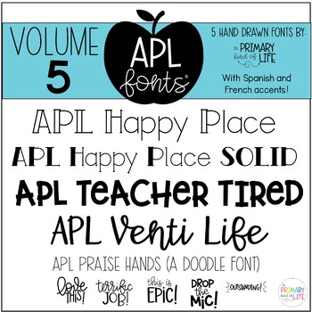 Preview of APL Fonts Volume Five