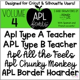 APL Fonts Volume Four - the Cricut and Silhouette edition!
