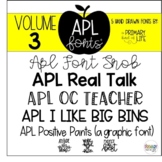 APL Fonts Volume Three