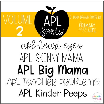 Preview of APL Fonts Volume Two