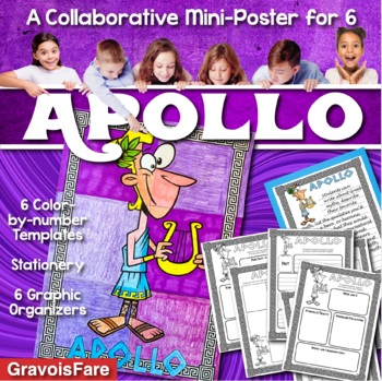 Preview of APOLLO — Greek Mythology Mini-Poster Project and Graphic Organizers Activity