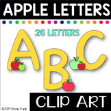 APPLE CAPITAL LETTERS Alphabet Clip Art