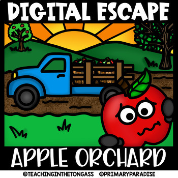Preview of Apple Escape Room Math & ELA Digital Activities