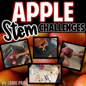 Preview of APPLE THEMED STEM Challenges
