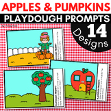 APPLES AND PUMPKINS PLAYDOH Mats | Playdough Prompts for F