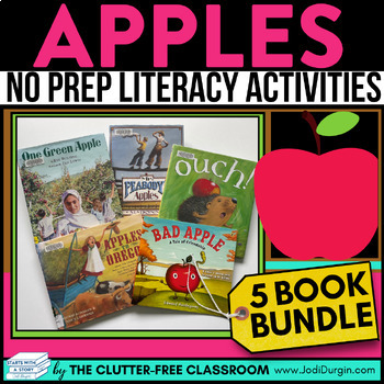 Preview of APPLES READ ALOUD ACTIVITIES apple orchard picking picture book companions