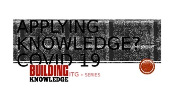 Preview of APPLYING KNOWLEDGE COVID19 - DISTANCE LEARNING PROGRAM
