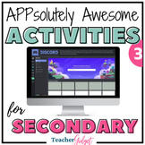 APPsolutely Awesome Ice Breakers for Secondary Students