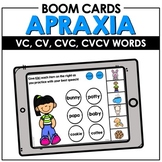 Apraxia Boom Cards™️ for Childhood Apraxia of Speech - CV,