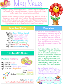 Preview of MAY 2024 NEWSLETTER- EDITABLE