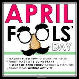 April Fools' Day Activities - Nonfiction Reading, Student 