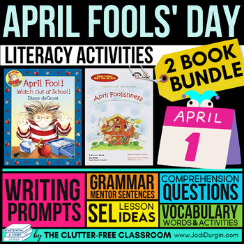 Preview of APRIL FOOLS DAY READ ALOUD ACTIVITIES spring picture book companions