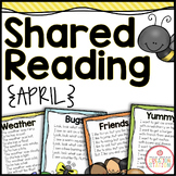 APRIL SHARED READING {SIGHT WORD POEMS}