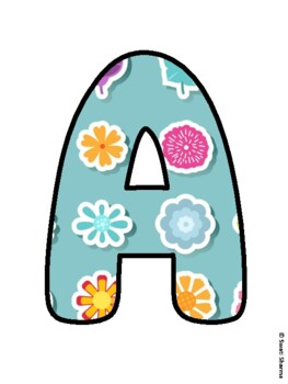 APRIL SHOWERS BRING MAY FLOWERS! Spring Bulletin Board Letters by Swati ...