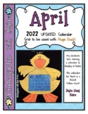 APRIL calendar grid 2022