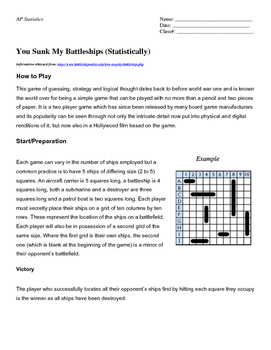 Preview of APStatistics Midyear Review: You Sunk My Battleship!
