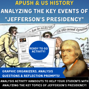 Preview of APUSH & US History - Analyzing the Key Events of Thomas Jefferson's Presidency