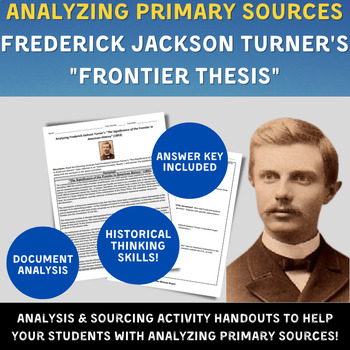 Preview of APUSH- Frederick Jackson Turner's Frontier Thesis- Document Analysis- US History