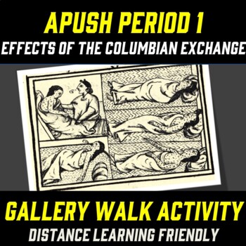 Preview of APUSH Period 1 - Effects of the Columbian Exchange - Gallery Walk Activity