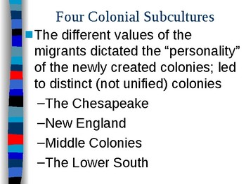 lower south colonies