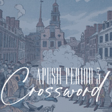 APUSH Period 3 (1754-1800) - Crossword - NO PREP