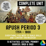 APUSH Period 3 - Complete Unit - Activities, Lecture, DBQ,