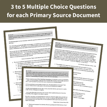 APUSH Period 3 (Part 1): +39 Stimulus Based Multiple Choice Questions