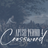 APUSH Period 4 (1800-1848) - Crossword - NO PREP
