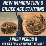 APUSH Period 6: Immigration & Gilded Age Source-Based Stat