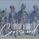 APUSH Period 7 (1890-1945) - Crossword - NO PREP