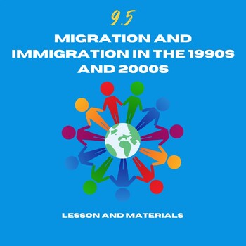 Preview of APUSH Period 9 (9.5 Lesson and Materials: Migration & Immigration 1990s&2000s)