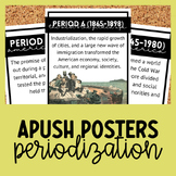 APUSH | Periodization Posters | All 9 Periods