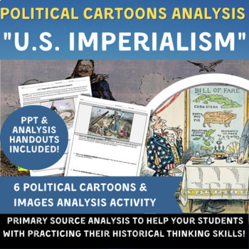 APUSH- Period 6 Political Cartoons Analysis BUNDLE - 5 Activities!