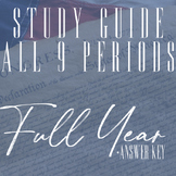 APUSH Study Guide Periods 1-9 (2024)