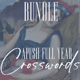 APUSH/US HISTORY Crosswords - Full Year