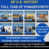 APUSH & US History- Full Year of PowerPoints & Lectures - 