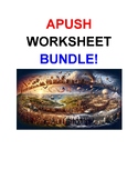 APUSH Worksheet Bundle Resource!