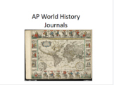 APWH AP World History Warm Ups Journals/Drills 2019-20 (new)