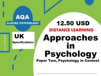 Preview of AQA A-Level Psychology (UK): Approaches, Distance Learning Pack, Full Module