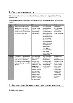 gcse geography cold environments case study