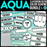 Aqua Theme Classroom Decor