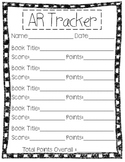 AR (Accelerated Reader) Book Tracker Printable