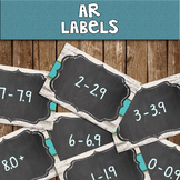 AR - Chalkboard Library Labels