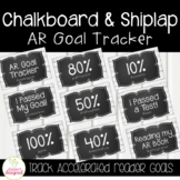 AR Goal Tracker Clip Chart - Shiplap & Chalkboard