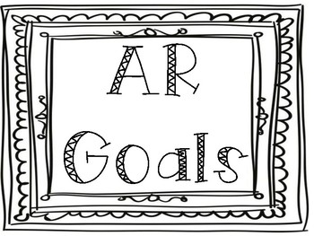 Preview of AR Goals Clip Chart