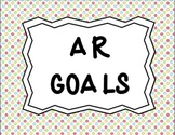 AR Percent to Goal Posters