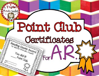 Preview of AR Point Club Certificates